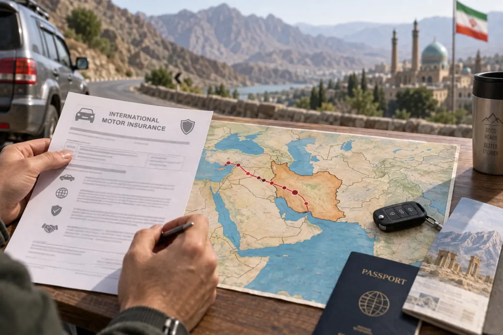 Documents and insurance checklist for driving a foreign car into Iran
